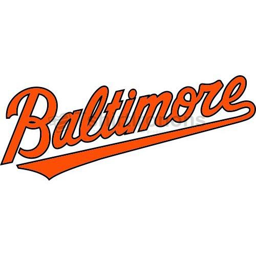 Baltimore Orioles T-shirts Iron On Transfers N1414
